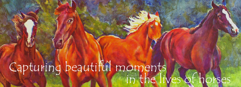 Gaited Horse Paintings by Karen Brenner